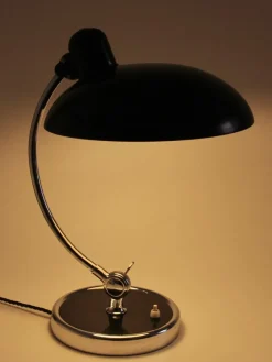 New Pamono German Bauhaus Black Metal Model 6631 Desk Lamp by Christian Dell for Kaiser Idell, 1930s
