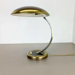 Best Pamono German Bauhaus Brass 6751 Desk Light from Kaiser Leuchten, Germany, 1950s