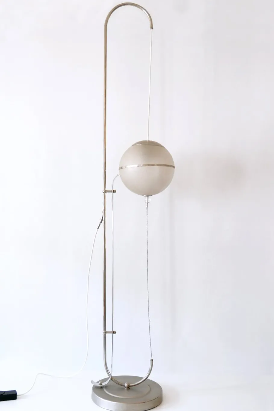 Best Pamono German Bauhaus Floor Lamp by Karl Trabert for Schanzenbach Co., 1930s