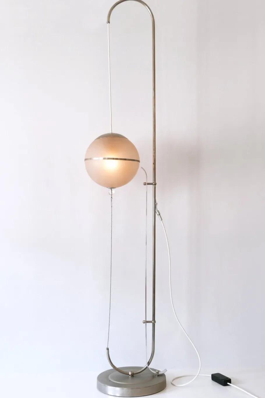 Best Pamono German Bauhaus Floor Lamp by Karl Trabert for Schanzenbach Co., 1930s