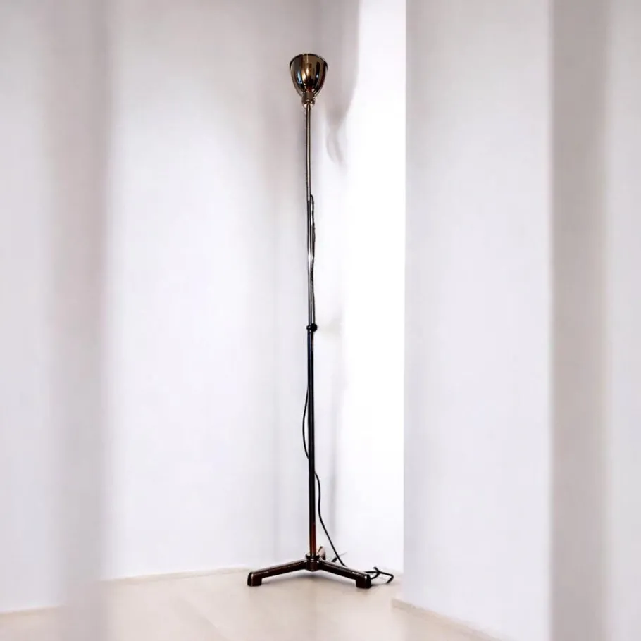 Clearance Pamono German Bauhaus Modern Floor Lamp by Christian Dell for Bünte & Remmler (BuR), 1930s, Flexible Reading Lamp