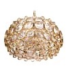 Hot Pamono German Bubble Chandelier in Crystal & Gilt Brass by Gaetano Sciolari for Palwa, 1960s