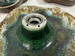 Hot Pamono German Ceramic Wall Light Sconces from Hustadt Leuchten, 1960s