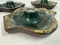 Hot Pamono German Ceramic Wall Light Sconces from Hustadt Leuchten, 1960s