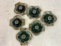 Hot Pamono German Ceramic Wall Light Sconces from Hustadt Leuchten, 1960s