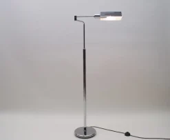 Best Pamono German Chrome Swivel Floor Lamp, 1970s
