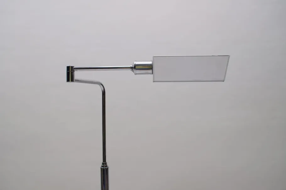 Best Pamono German Chrome Swivel Floor Lamp, 1970s