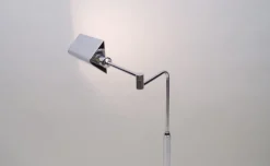 Best Pamono German Chrome Swivel Floor Lamp, 1970s