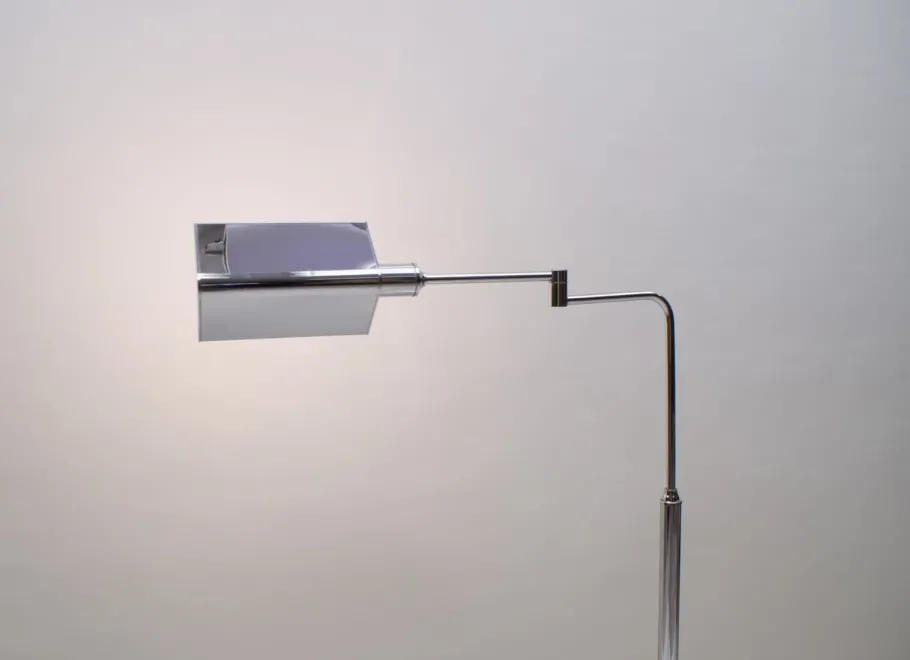 Best Pamono German Chrome Swivel Floor Lamp, 1970s