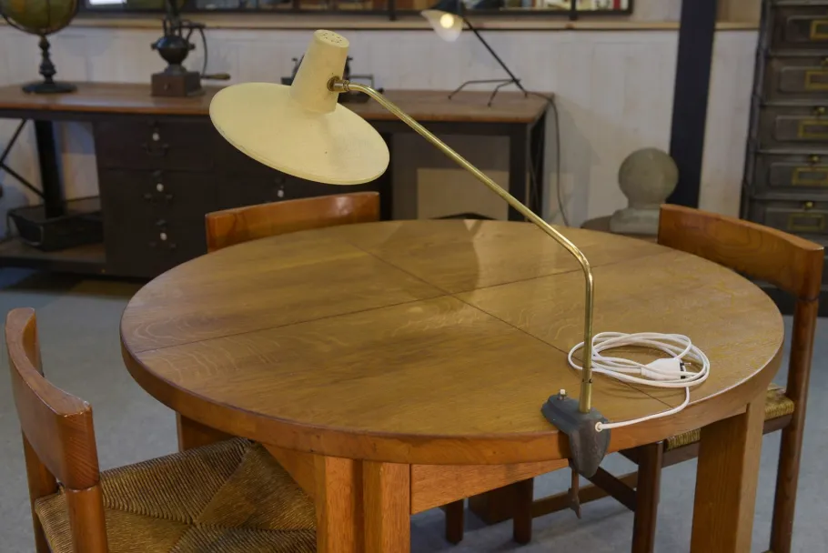 Discount Pamono German Desk Clamp Lamp, 1960s