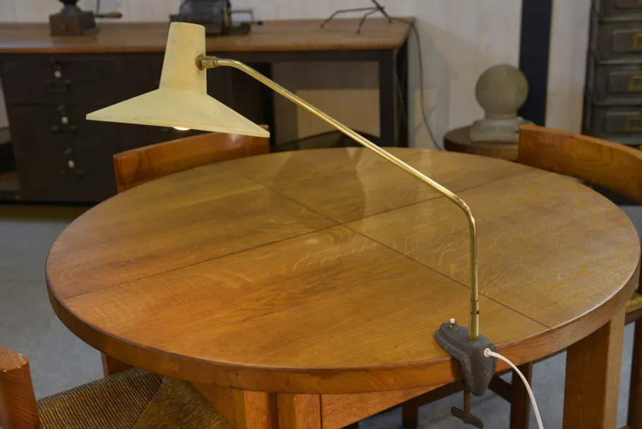 Discount Pamono German Desk Clamp Lamp, 1960s