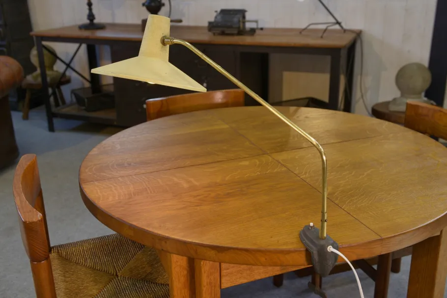 Discount Pamono German Desk Clamp Lamp, 1960s