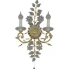 Online Pamono German Floral Wall Sconce in Crystal and Brass by Palwa for Palme & Walter, 1960s