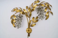 Online Pamono German Gilt Metal Palm Tree Sconce from Hans Kögl, 1970s