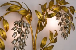 Online Pamono German Gilt Metal Palm Tree Sconce from Hans Kögl, 1970s