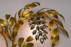 Online Pamono German Gilt Metal Palm Tree Sconce from Hans Kögl, 1970s