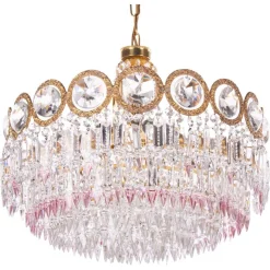 Online Pamono German Jewel Chandelier in Swarovski Crystal and Brass, 1960s