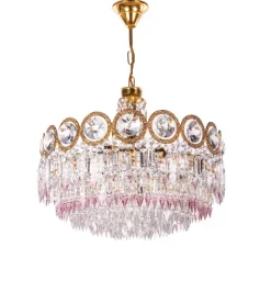 Online Pamono German Jewel Chandelier in Swarovski Crystal and Brass, 1960s