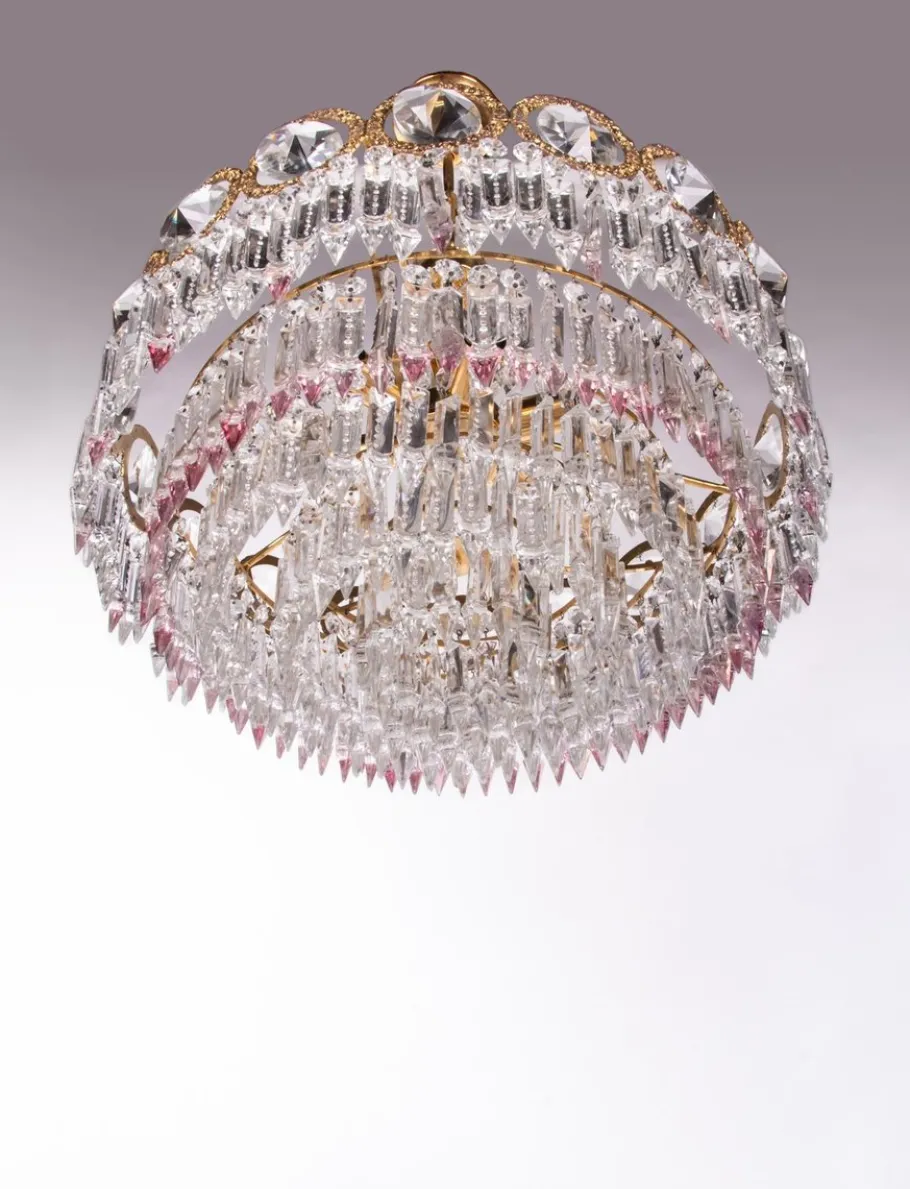 Online Pamono German Jewel Chandelier in Swarovski Crystal and Brass, 1960s