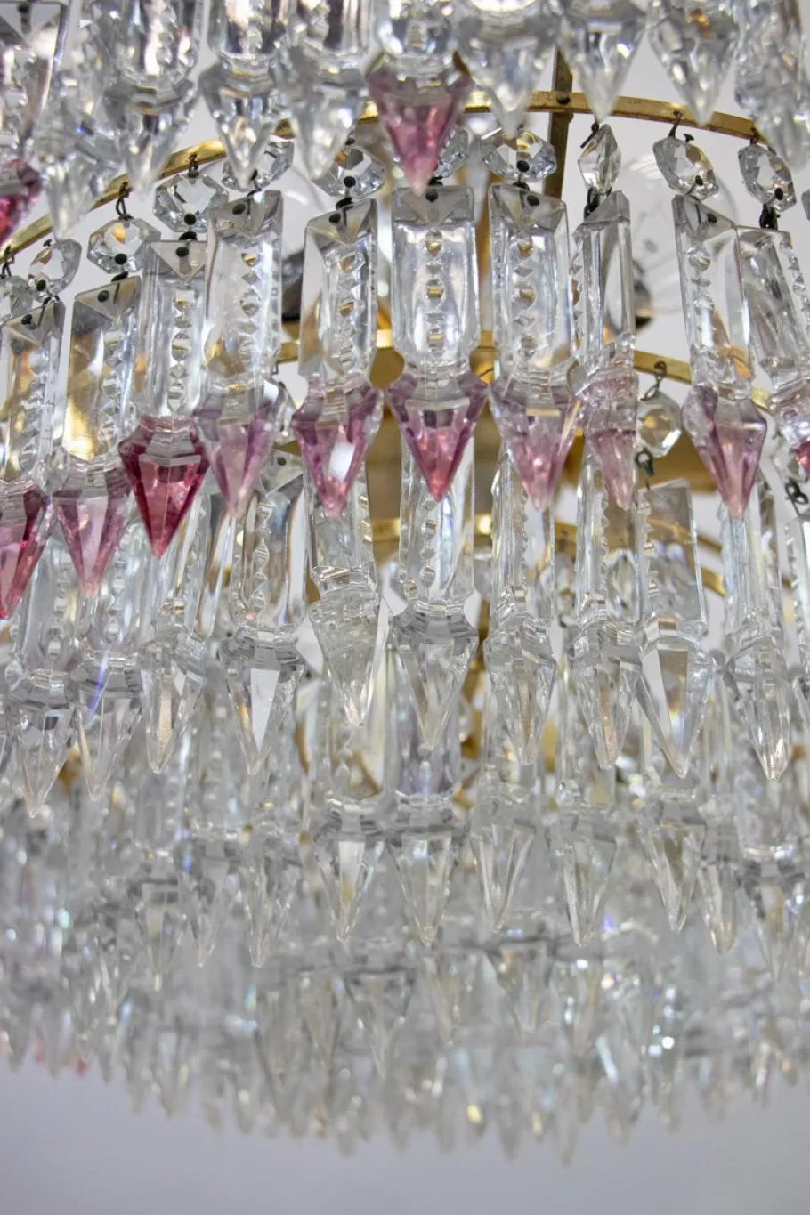 Online Pamono German Jewel Chandelier in Swarovski Crystal and Brass, 1960s