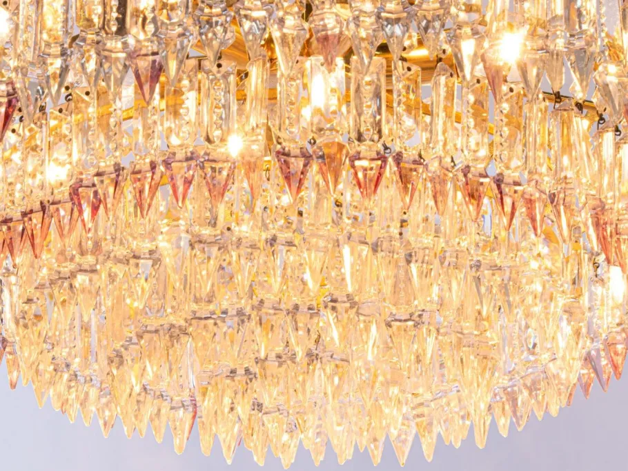 Online Pamono German Jewel Chandelier in Swarovski Crystal and Brass, 1960s