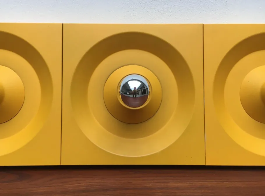 Best Pamono German Metal Wall or Ceiling Lamp by Klaus Hempel for Kaiser Leuchten, 1970s