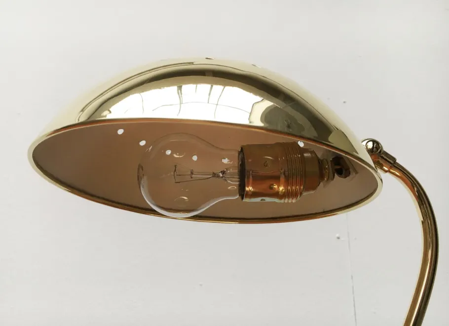 Discount Pamono German Mid-Century Brass Table Lamp from Cosack