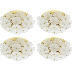 Hot Pamono German Murano Glass Flower Wall Light by Ernst Palme, 1970s