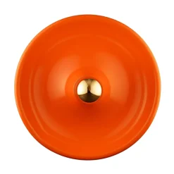 Hot Pamono German Orange Waterdrop Wall or Ceiling Lamp from Holländer, 1960s