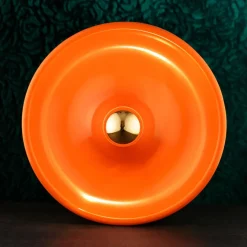 Hot Pamono German Orange Waterdrop Wall or Ceiling Lamp from Holländer, 1960s
