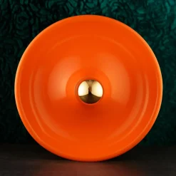 Hot Pamono German Orange Waterdrop Wall or Ceiling Lamp from Holländer, 1960s