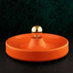 Hot Pamono German Orange Waterdrop Wall or Ceiling Lamp from Holländer, 1960s