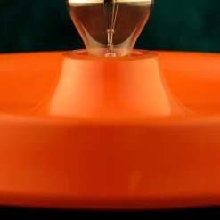 Hot Pamono German Orange Waterdrop Wall or Ceiling Lamp from Holländer, 1960s