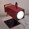 New Pamono German Red and Black Metal Wall and Table Lamp from Brilliant-Leuchten, 1970s