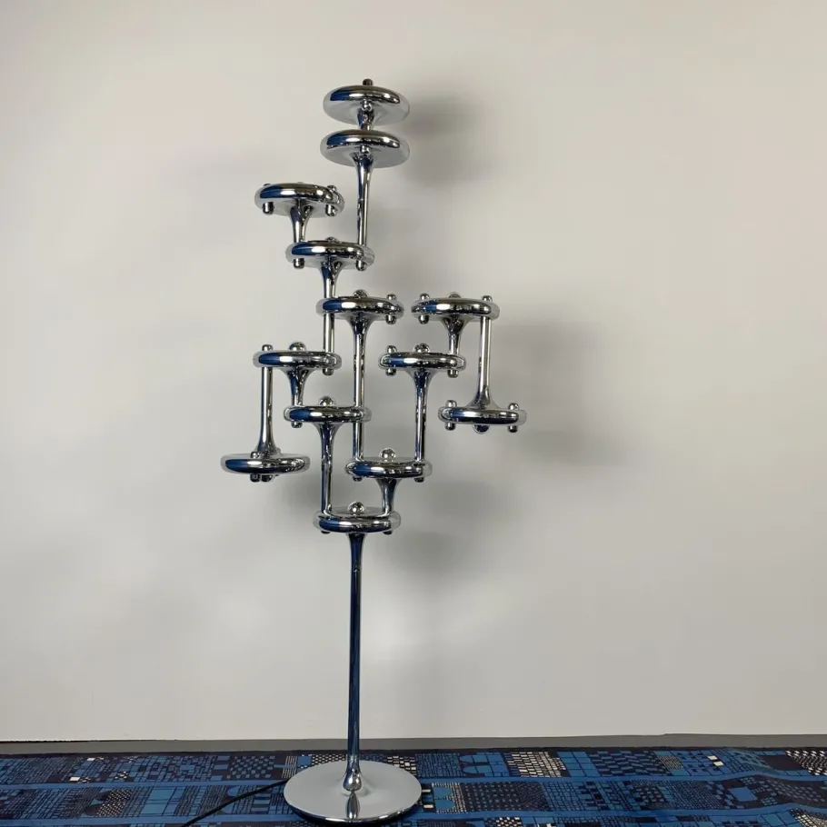 Clearance Pamono German Space Age System 2000 Floor Lamp by Fritz Nagel for Nagel, 1970s