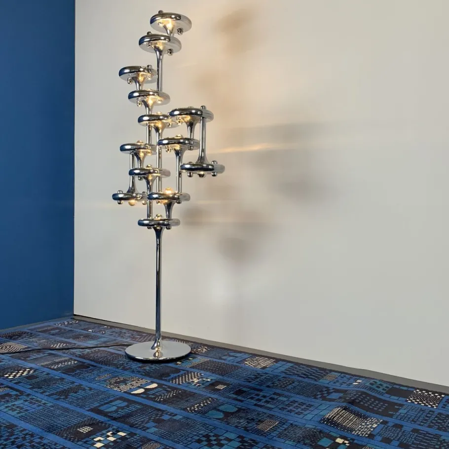 Clearance Pamono German Space Age System 2000 Floor Lamp by Fritz Nagel for Nagel, 1970s