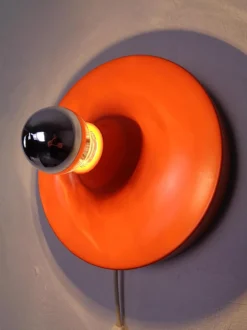 Hot Pamono German Space Age Wall Lamp from Honsel, 1960s