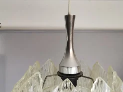 Discount Pamono German Transparent Acrylic Glass Hanging Lamp by Me Marbach Leuchten, 1960s