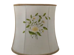 Best Pamono Gilded Ceramic Table Lamp with Floral Decoration by Ghinza, 1970s
