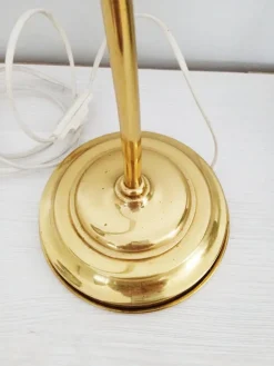 Best Pamono Gilt Brass Shell Shaped Flexo Lamp, 1950s