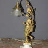Outlet Pamono Gilt Bronze Angel Lamp, 1900s
