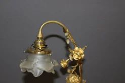 Outlet Pamono Gilt Bronze Angel Lamp, 1900s