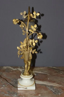 Outlet Pamono Gilt Bronze Angel Lamp, 1900s