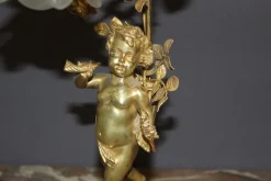 Outlet Pamono Gilt Bronze Angel Lamp, 1900s