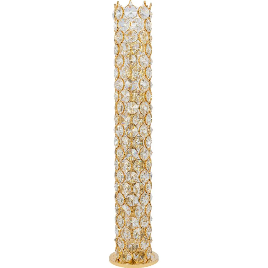 New Pamono Gilt Jewel Floor Lamp in the style of Sciolari attributed to Palwa, Germany, 1960s
