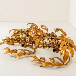 Best Pamono Gilt Metal Palm Tree Wall Fixture by Hans Kögl