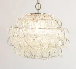 Clearance Pamono Giogali Chandelier by Angelo Mangiarotti for Vistosi