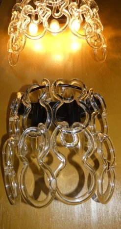 Online Pamono Giogali Wall Lamps by Mangiarotti for Ideal Lux, Italy, 1967, Set of 2