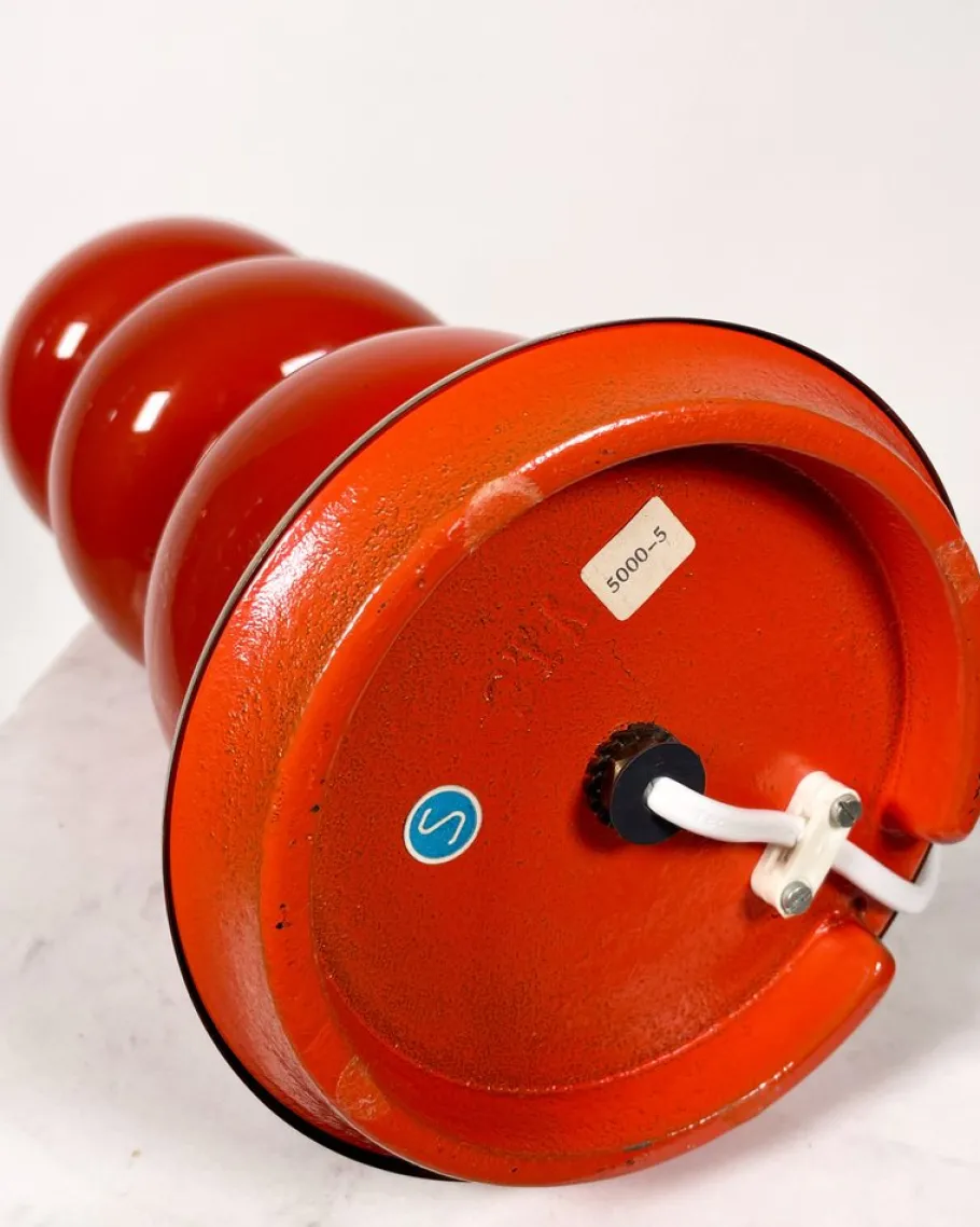 Discount Pamono Glass and Brass Table Lamp by Tranås Stilarmatur, 1960s