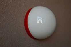 Online Pamono Glass and Metal Wall Light